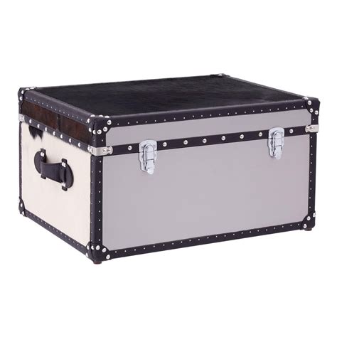 big steel trunk box price|extra large metal trunks.